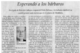 Esperando a los bárbaros