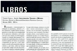 Inculturación, teología y método