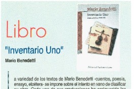 "Inventario uno".