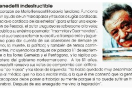 Benedetti indestructible.