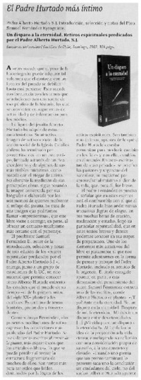 El Padre Hurtado más íntimo