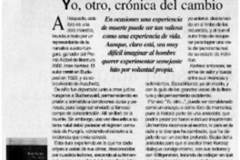 Yo, otro, crónica del cambio