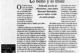 Lo bello y lo triste