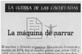 La máquina de narrar