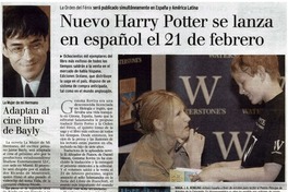 Nuevo Harry Potter se lanza en español el 21 de febrero.