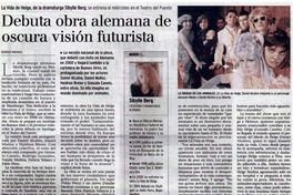 Debuta obra alemana de oscura visión futurista