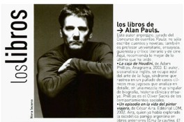 Los libros de Alan Pauls