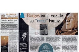 Borges en la voz de "nana" Fanny.