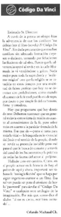 Código Da Vinci