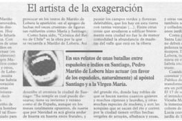El artista de la exageración