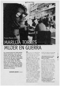 Maruja Torres, Mujer en guerra