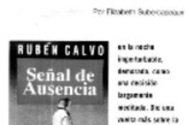 "Señal de ausencia"