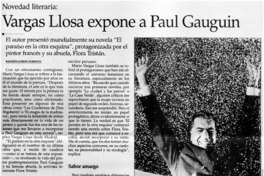 Vargas Llosa expone a Paul Gauguin