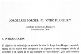 Jorge Luis Borges, el "otro flaneur"