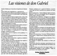 Las visiones de don Gabriel