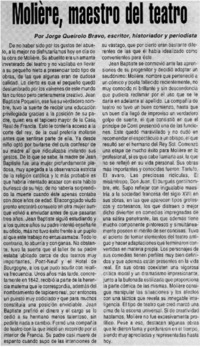 Molière, maestro del teatro