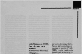 Las cárceles de la miseria