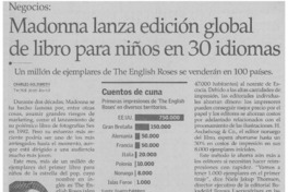 Madonna lanza edición global de libro para niños en 30 idiomas