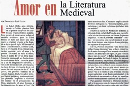 Amor en la literatura medieval