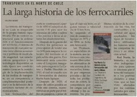 La Larga historia de los ferrocarriles