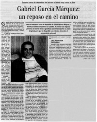 Gabriel García Márquez : un reposo en el camino