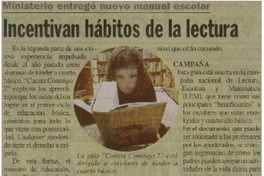 Incentivan hábitos de la lectura.