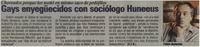 Gays enyegüecidos con sociólogo Huneeus