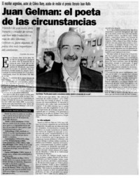 Juan Gelman : el poeta de las circunstancias