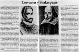 Cervantes y Shakespeare