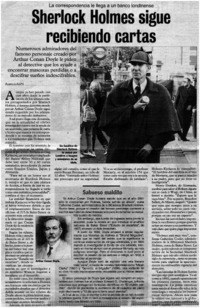 Sherlock Holmes sigue recibiendo cartas