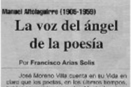 La Voz del ángel de la poesía