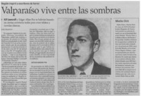 Valparaíso vive entre las sombras