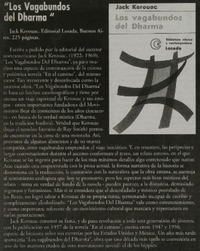 "Los Vagabundos del Dharma"