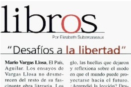 Desafíos a la libertad"