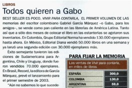 Todos quieren a Gabo.