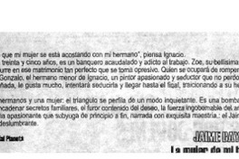 La mujer de mi hermano