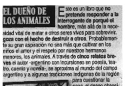 El Dueño de los animales.