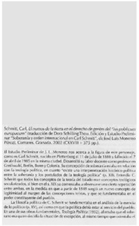 El nomos de la tierra en el derecho de gentes del "ius publicum europaeum"