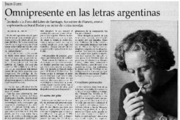 Omnipresente en las letras argentinas