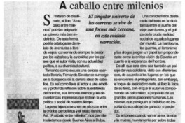 A caballo entre milenios