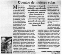 Cuentos de mujeres solas
