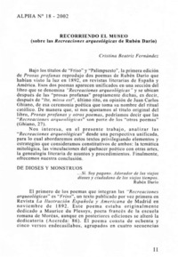 Recorriendo el museo