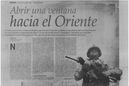 Abrir una ventana hacia el oriente