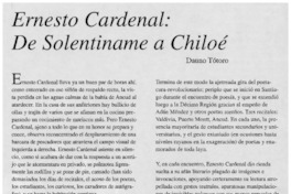 Ernesto Cardenal: de solentiname a Chiloé
