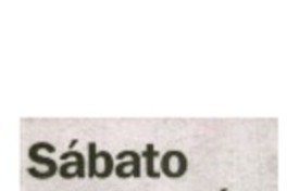 Sábato publicará su diario.