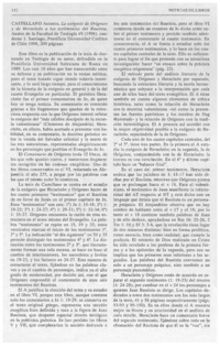 La exégesis de orígenes y de Heracleón a los testimonios del Bautista