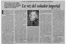 La voz del soñador imperial