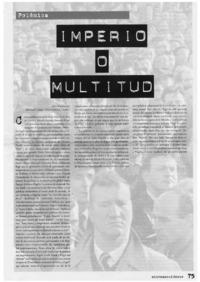 Imperio o multitud