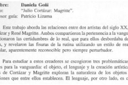 Julio Cortázar : Magritte