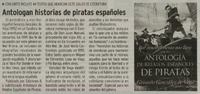 Antologan historias de piratas españoles